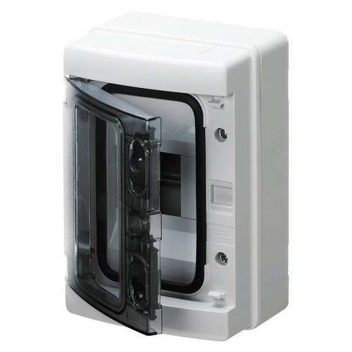 Surface-Mounted Waterproof Distribution Box 4 Modules with reference GW40101 from the brand GEWISS