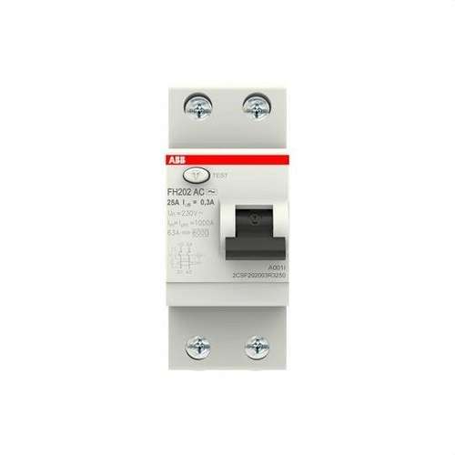 2P Differential 25A AC Class 300mA with reference 2CSF202003R3250 from the brand ABB