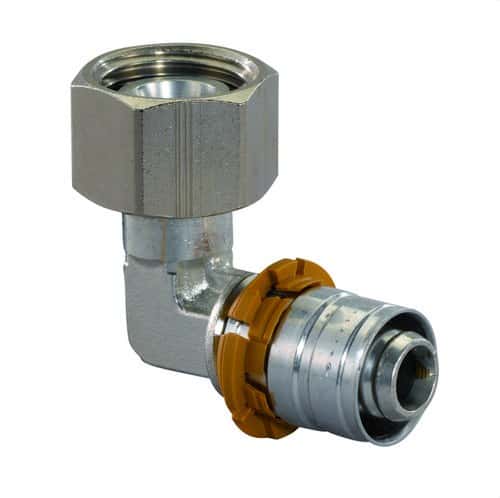 Uponor S-Press koleno s pohyblivou maticí 25-G1/2"SN s referencí 1060092 od značky UPONOR