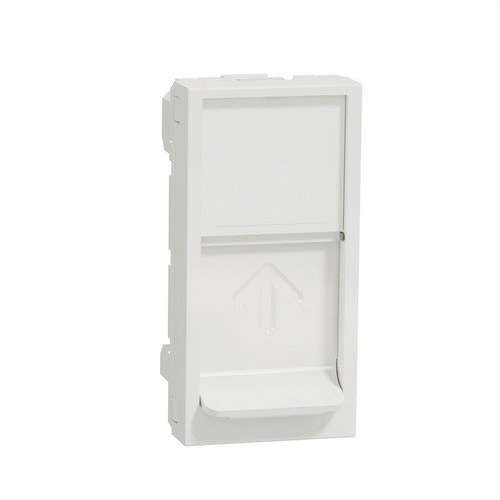 Deska pro 1 modul RJ45 Keystone bílá polární New Unica s referencí NU946018 od značky SCHNEIDER ELECTRIC