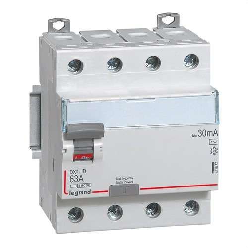 Diferenciál DX3 4P 63A 30mA Třída AC s referencí 411662 od značky LEGRAND