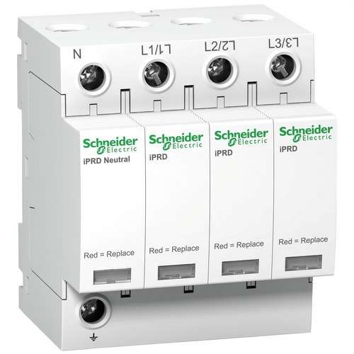 Type 2 Transient Surge Protector Acti9 iPRD65r 3PN 65 kA with reference A9L65601 from the brand SCHNEIDER ELECTRIC