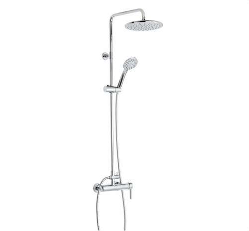 Single-lever shower column OSLO chrome with reference CM65110 19 from the brand GENEBRE