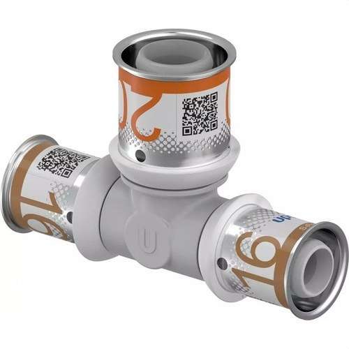 Uponor S-Press PLUS PPSU reduced tee 25x20x25 with reference 1039957 from the brand UPONOR