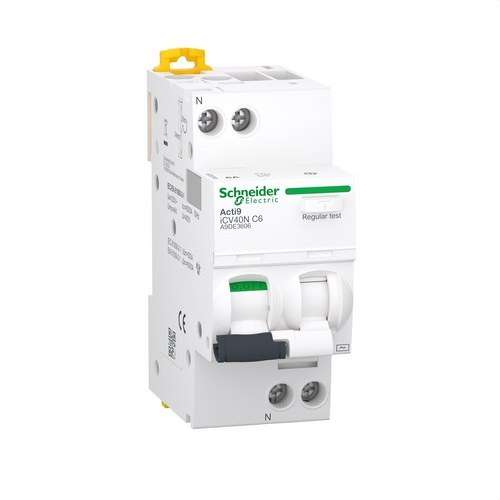 ICV40N Differential 1P+N C 6A 30mA AC Class with reference A9DE3606 from the brand SCHNEIDER ELECTRIC