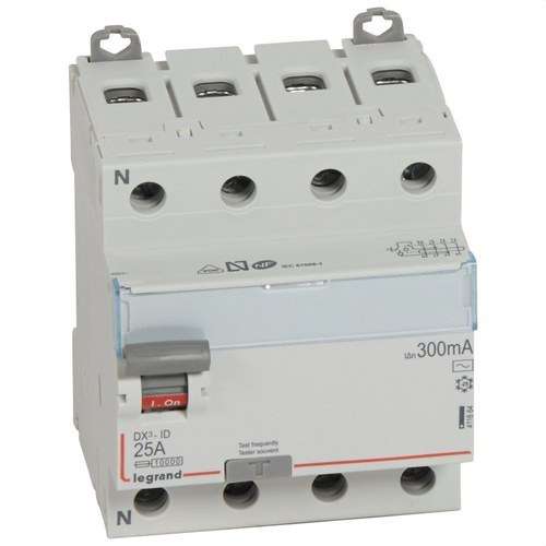 Diferenciál DX3 4P 25A 300mA Třída AC s referencí 411664 od značky LEGRAND
