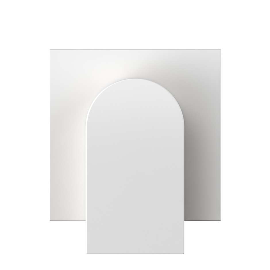 Double Matte White Fiber Optic Connector Cover Simon 360 with reference 36000546-190 from the brand SIMON