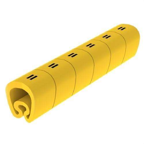 Pre-cut Yellow Markers Ø8 PVC Laminated with reference 1812 from the brand UNEX