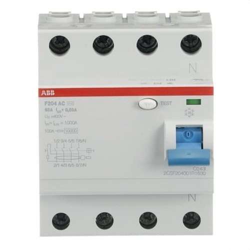 Diferenciál 4P 63A Třída AC 30mA s referencí 2CSF204001R1630 od značky ABB