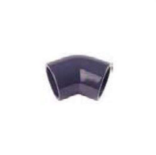 45º Push-Fit Elbow Female-Female PR-2 Diameter 50mm PVC with reference 250025 from the brand CREARPLAST