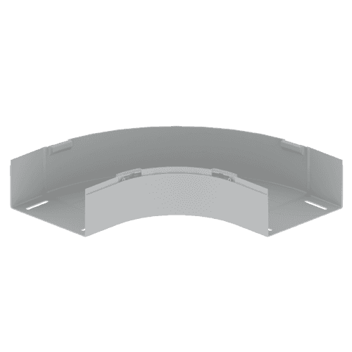 Plochý oblouk 90° šedý RAL7035 100x200 mm U23X s referencí 66230 od značky UNEX