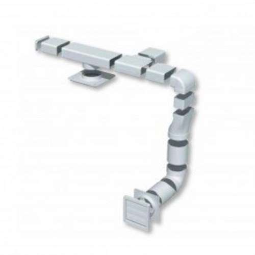 Horizontální obdélníkové koleno 90º TUBREC CRH90 průměr 150 mm s referencí 5416840400 od značky SOLER & PALAU