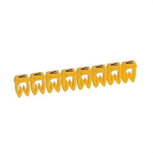 Štítek pro kabeláž CAB 3 - Písmeno V až do 6mm2 s referencí 038381 od značky LEGRAND