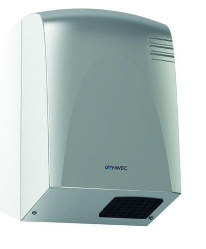 Elektrický osoušeč rukou se senzorem Wecflow z nerezové oceli saténové úpravy s referencí GW01 14 04 01 od značky GENWEC