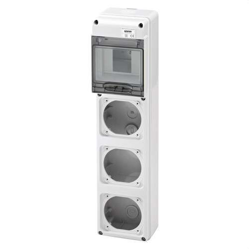 Rám Q-DIN5 3 ZÁKLADNY 16A KRABICE ANTICH s referencí GW68031N od značky GEWISS