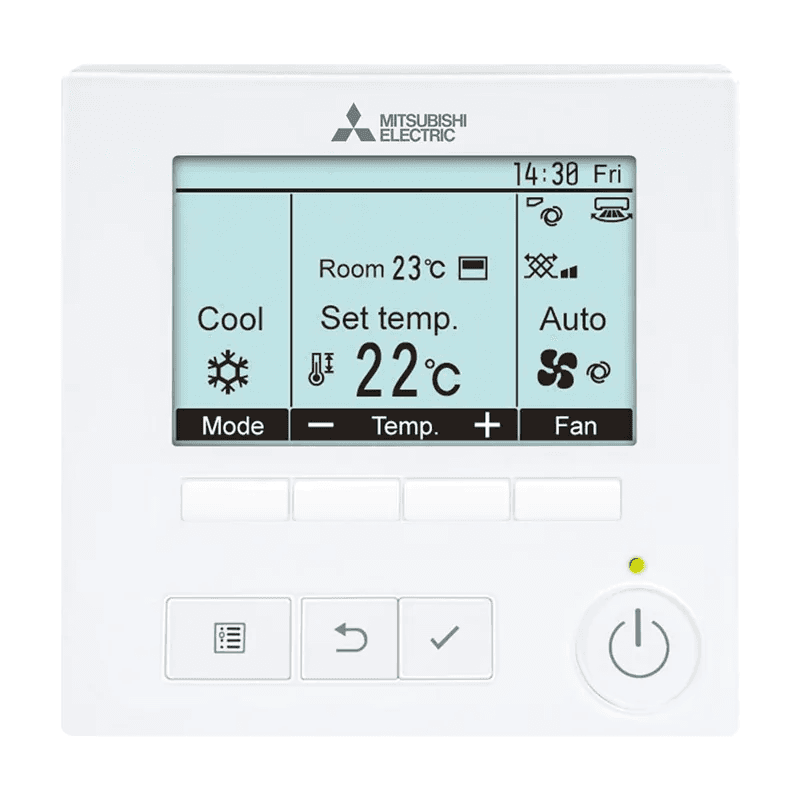 Drátový ovladač Mitsubishi Electric PAR-41MAA s referencí PAR-41MAA od značky MITSUBISHI