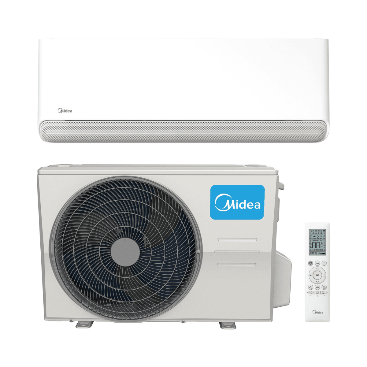 Klimatizace s Wi‑Fi Midea i-Cube Breezeless 7,1 kW 24000 BTU s referencí BREEZ-E24 od značky MIDEA