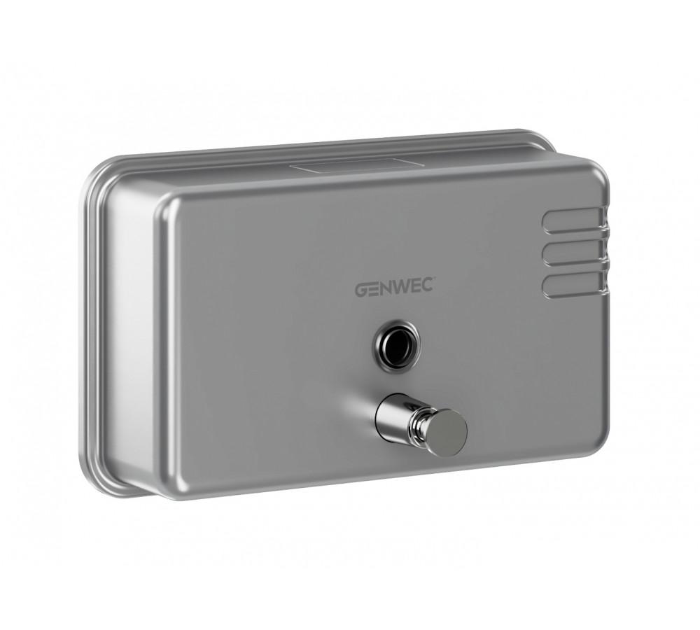 Horizontální dávkovač mýdla 1100ml nerez 304 saténový s referencí GW04 02 04 01 od značky GENWEC
