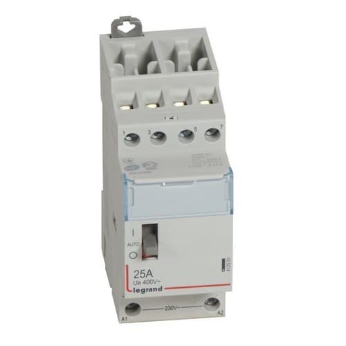 Contactor 25A 4NO 230V with reference 412551 from the brand LEGRAND