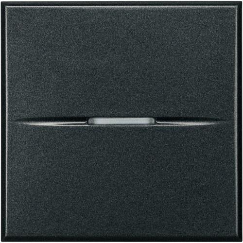 Illuminable axial crossover screw terminal 2 modules anthracite Axolute with reference HS4004/2 from the brand BTICINO