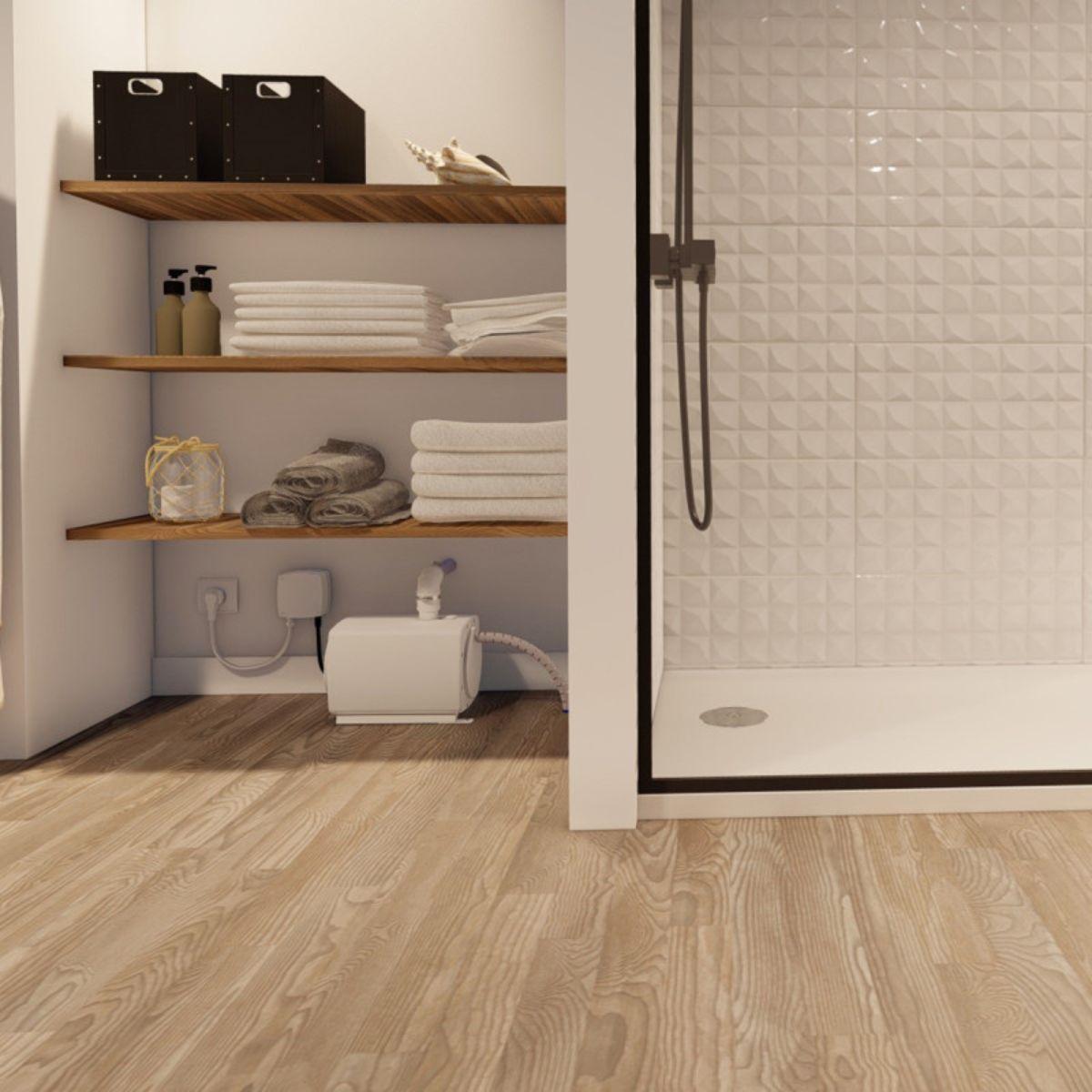 Sací vodní čerpadlo s odtokem pro sprchu SFA Sanifloor+ 3 s referencí HIFLOOR3 od značky SFA SANITRIT