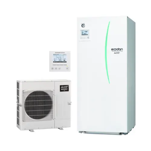Sada aerotermální Mitsubishi ECODAN ECO Inverter 8 kW 200 litrů s referencí ECODANECO8-200 od značky MITSUBISHI