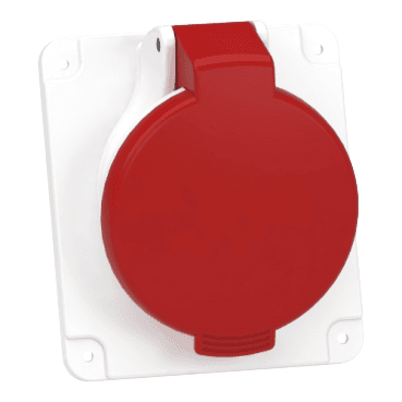 Zásuvka vestavná šikmá 3P+N+T 16 A IP44 380 - 415 V s referencí PKF16F435 od značky SCHNEIDER ELECTRIC