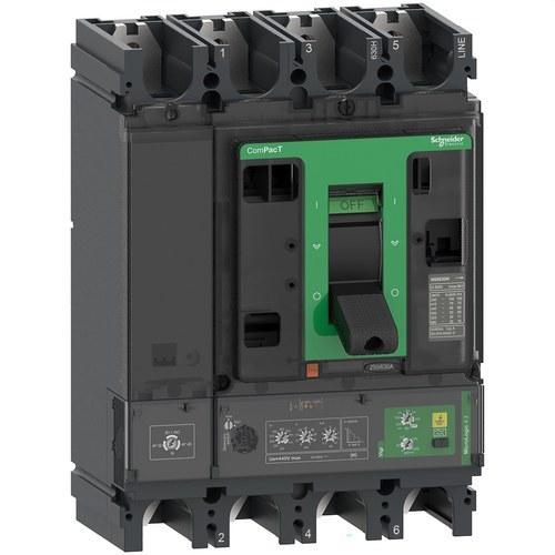 Automatický jistič ComPacT NSX400N 50kA AC 4P4R 400A Micrologic 4.3 s referencí C40N44V400 od značky SCHNEIDER ELECTRIC