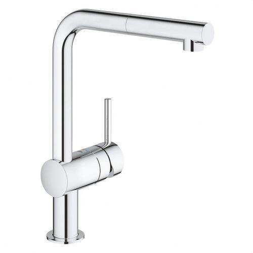 Single-lever kitchen tap with pull-out spout Minta XL chrome with reference 32168000 from the brand GROHE