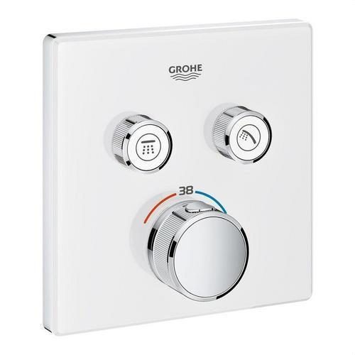 Vestavěný termostat se 2 ventily Grohtherm SmartControl - Chrom/Moon White s referencí 29156LS0 od značky GROHE