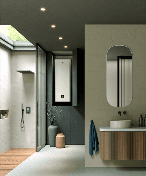 Vertikální/horizontální elektrický bojler s Wi‑Fi Thermor Onix Connect 50 s referencí 231074 od značky THERMOR