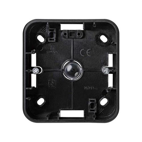 Povrchová krabice vysoká pro 1 prvek černá Simon 75 s referencí 75751-32 od značky SIMON