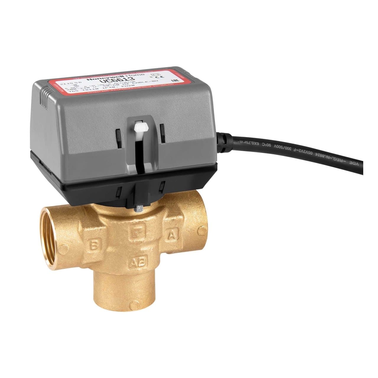 Motorický třícestný zónový ventil 3/4" s referencí VC6613MH6000/U od značky RESIDEO