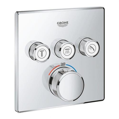 Zabudovaný termostat se 3 ventily Grohtherm SmartControl - Chrom s referencí 29126000 od značky GROHE