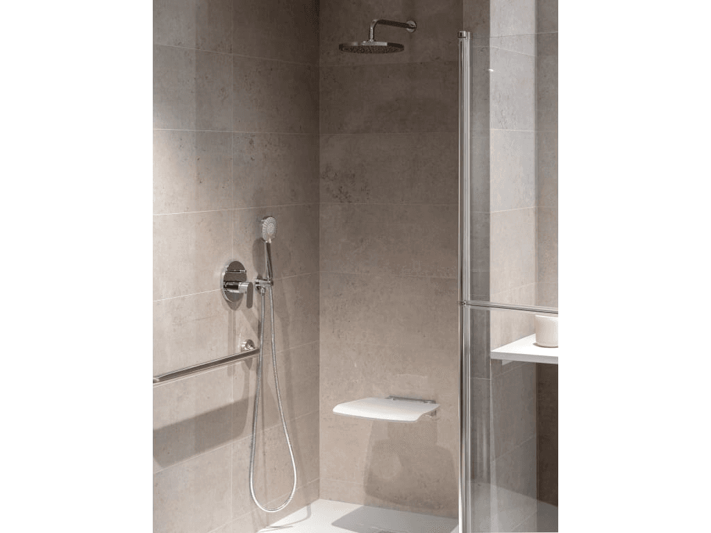 Přímé madlo do koupelny, lesklý chromový povrch, 780 mm, Roca Access s referencí A816929001 od značky ROCA