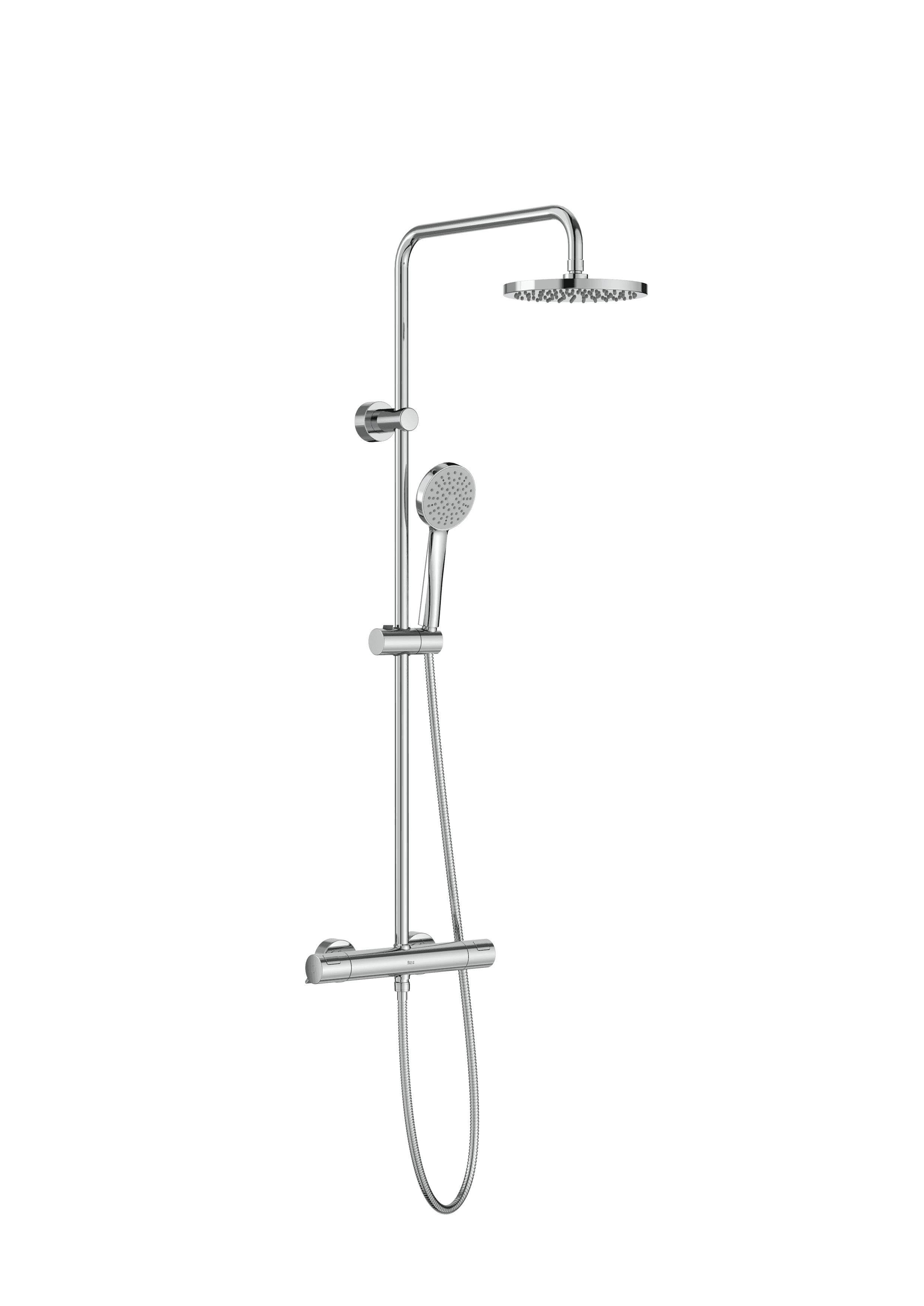 Thermostatic Shower Column Chrome Roca T-Basic with reference A5A9F18C00 from the brand ROCA