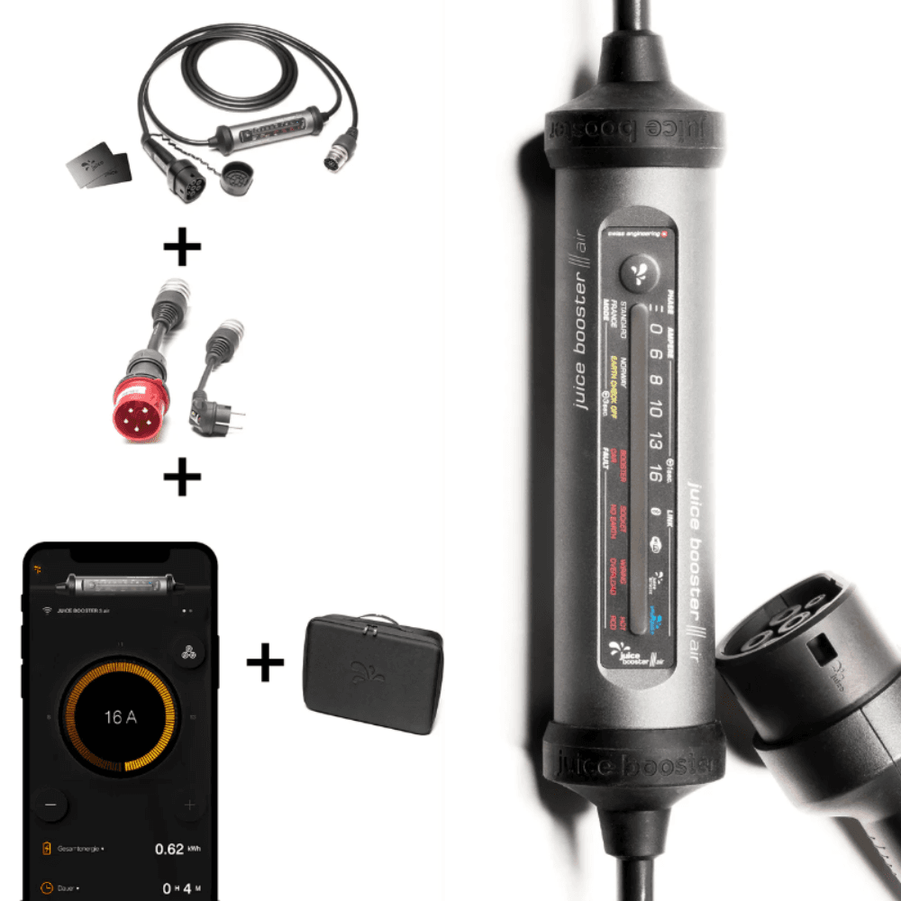 Přenosná nabíječka pro elektromobil Juice Booster 3 air Basic Set