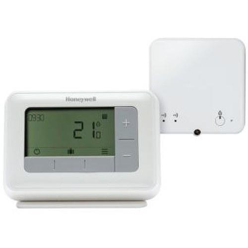 Bezdrátový chronotermostat Honeywell T4R s podpěrou na stůl s referencí Y4H910RF4005 od značky RESIDEO