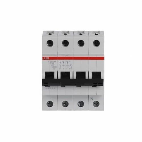 Magnetotermický spínač S203-C16NA 3P+N 16A Křivka C 10kA s referencí 2CDS253103R0164 od značky ABB