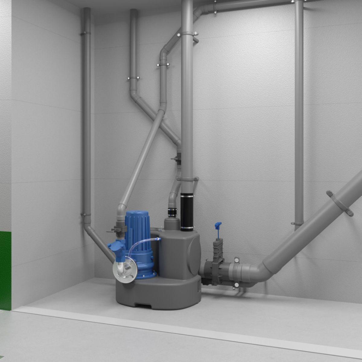 Trojfázová čerpací stanice SFA Sanicubic 1 GR SE71.2 T s referencí 04CUB1GR12T od značky SFA SANITRIT