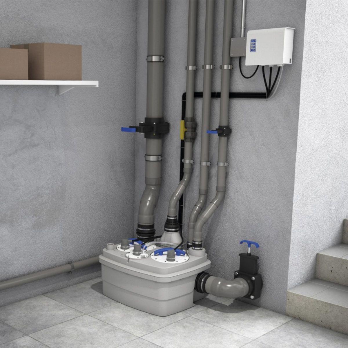 SFA Sanicubic 2 Pro Smart Brushless Pumping Station with reference R4BLDCIP68NM from the brand SFA SANITRIT