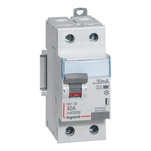 DX3 Diferenciál 2P 40A 30mA Třída HPI s referencí 411591 od značky LEGRAND