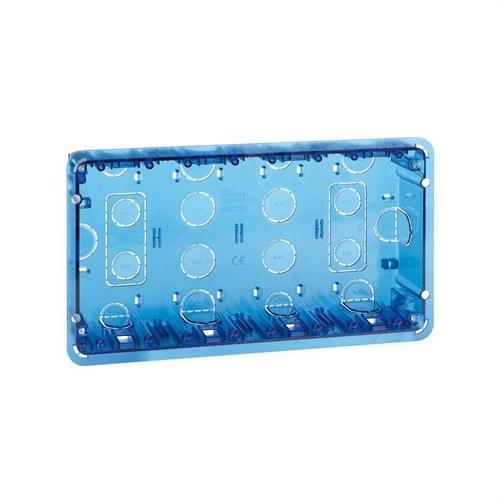 Zapuštěná nástěnná krabice pro 4 prvky dvojitá Simon 500 Cima s referencí 51020104-039 od značky SIMON